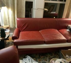 How to firm up a leather sofa?