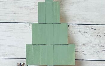 Dollar Tree Tumbling Tower Blocks Christmas Tree
