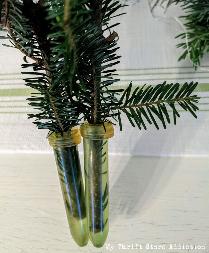 festive stocking door hanger wreath alternative