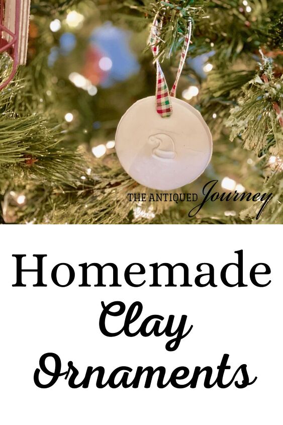 homemade clay christmas ornaments the antiqued journey