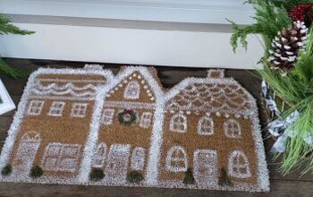Make a Festive DIY Christmas Doormat to Welcome Your Guests