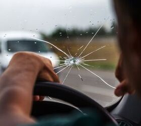 how to fix a cracked or chipped windshield, spider shaped windshield crack