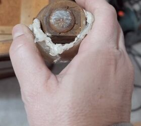 making a wood mould using a hot glue gun