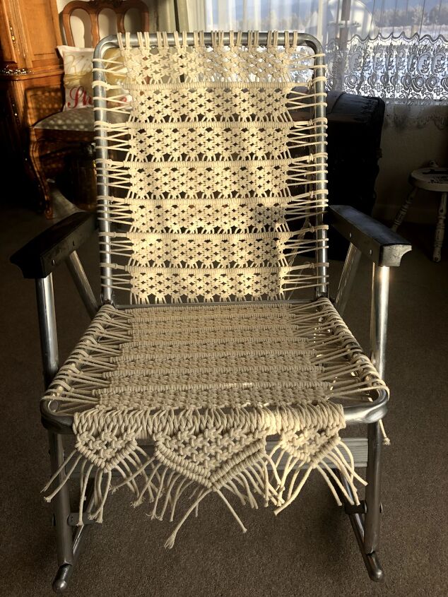 rocking chair upcycle