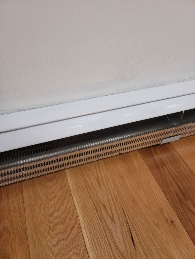 how i made my baseboard heat covers look brand new