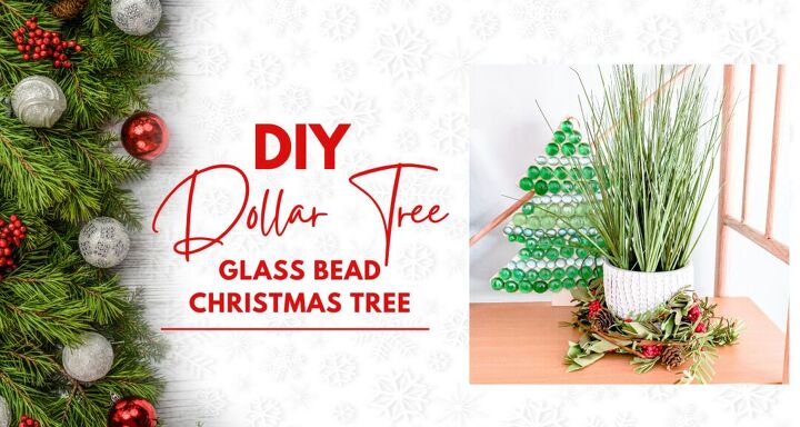 diy glass bead christmas tree
