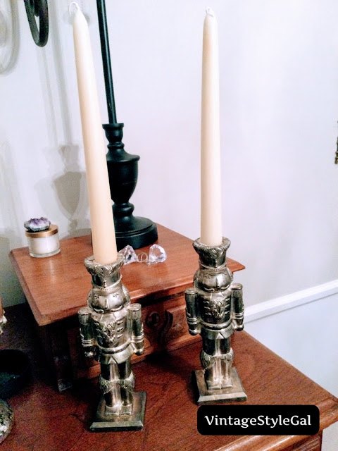 how to hold taper candle in place