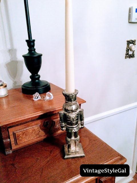 how to hold taper candle in place