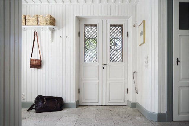 how to add privacy to a glass front door