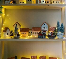 12 Christmas villages that'll make your mantel look so charming this season