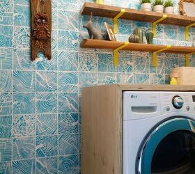Cheery Laundry Room Revamp for $425