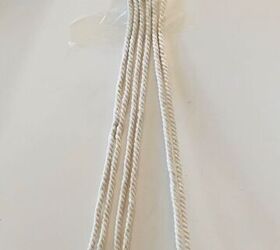 There's another totally unique way to use macrame cord in your living room