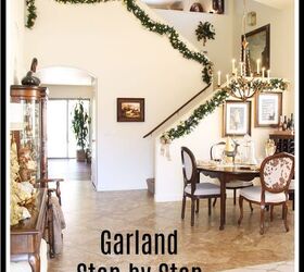 Christmas Stair Garland – Step by Step Tutorial