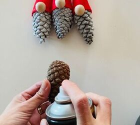 DIY Christmas Gnomes Using Pine Cones | Hometalk