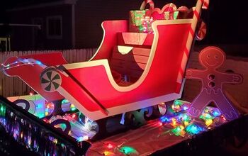 Santa Sleigh- for Your Yard or Parade