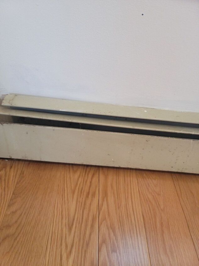 how i made my baseboard heat covers look brand new