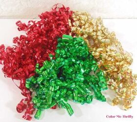 The unexpected way to use extra ribbons this weekend (great for putting on gifts or trees!)