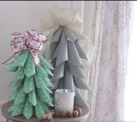 DIY wrapping paper Christmas trees