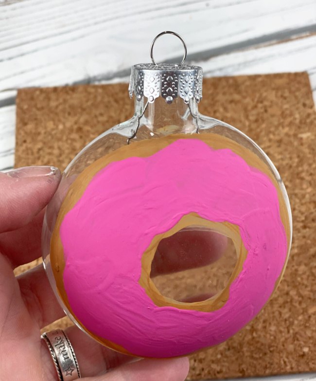 diy sprinkle donut ornament