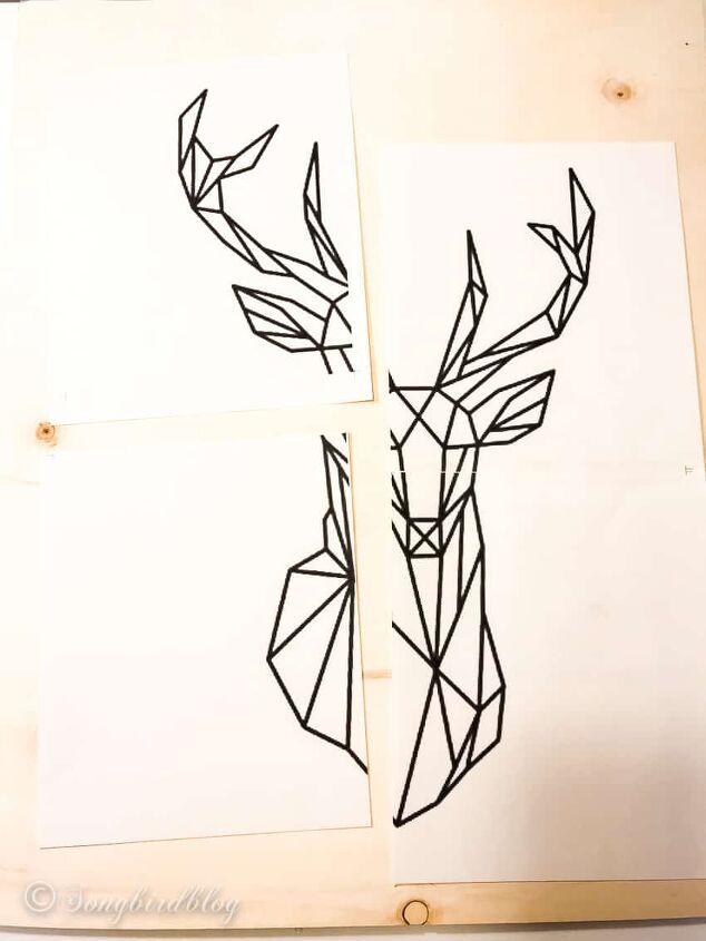 cmo hacer una cabeza de ciervo de navidad de arte de la cuerda