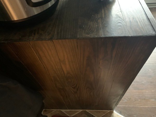 how to make faux butcher block countertops