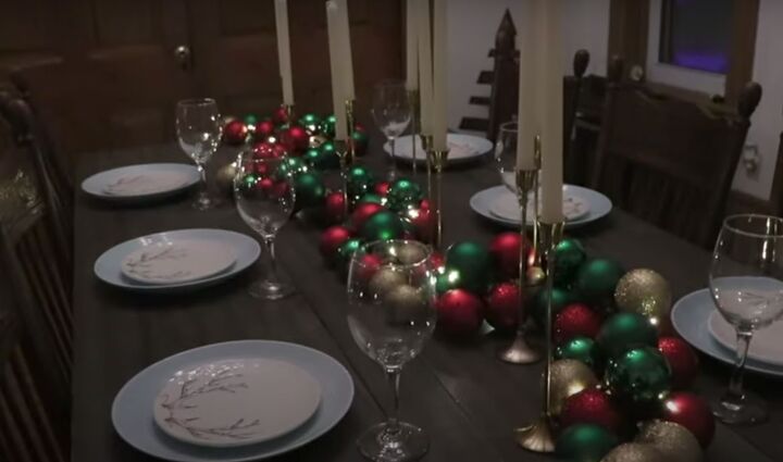 christmas decor how to make a beautiful diy ornament garland, How to make Christmas garland with ornaments