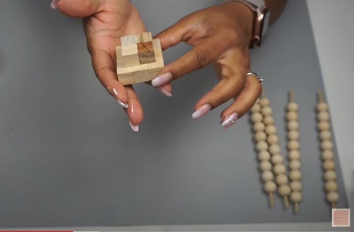 easy quick farmhouse beaded lantern