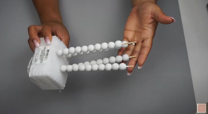 easy quick farmhouse beaded lantern