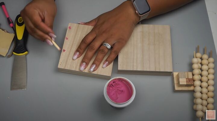 easy quick farmhouse beaded lantern