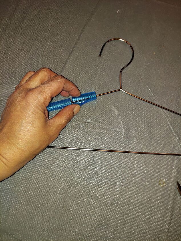 how to turn plastic or wire hanger into non slip hangers