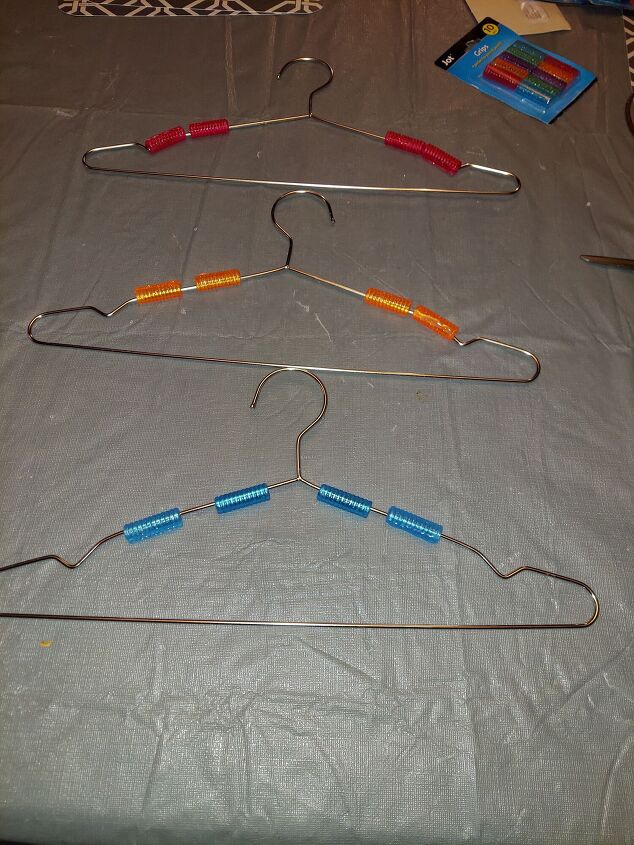 how to turn plastic or wire hanger into non slip hangers