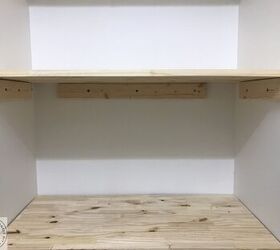 DIY Entry Closet Shelves - An Easy Plywood Project - The Crazy Craft Lady