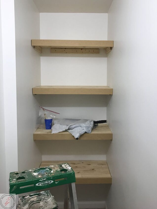 linen closet renovation diy closet shelving the lazy girl way