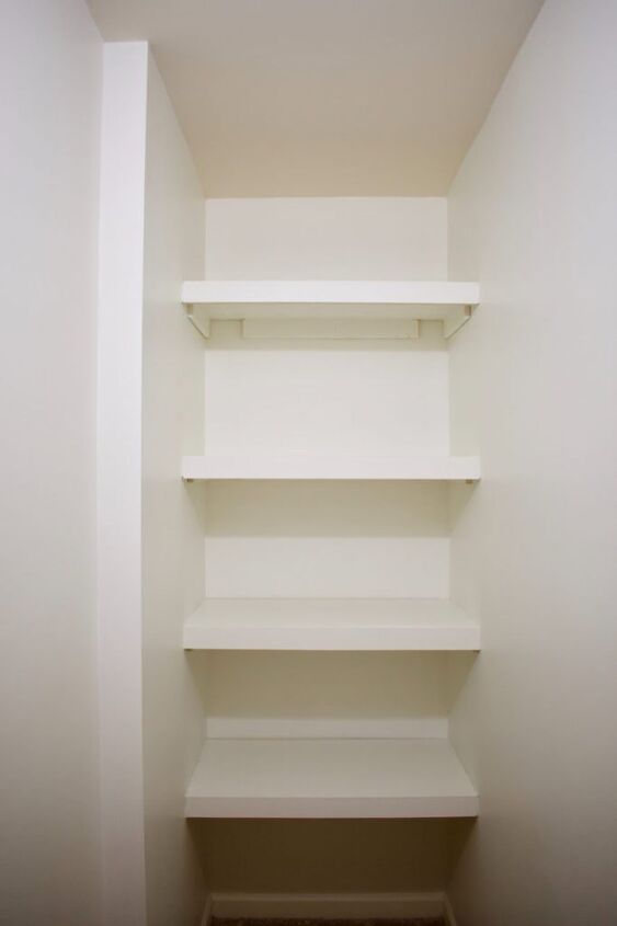 linen closet renovation diy closet shelving the lazy girl way
