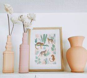 How to Upcycle Glass Vase to Ceramic