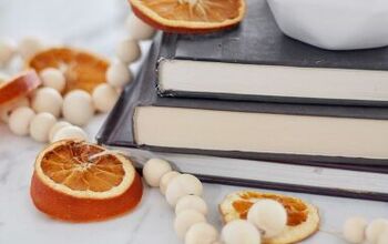 Two Simple Winter Crafts Using Dried Oranges!