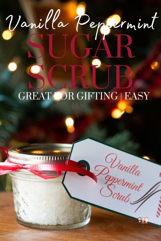 easy vanilla peppermint sugar scrub recipe the kitchen garten, vanilla peppermint sugar scrub