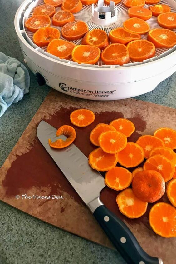 fatias de laranja secas faa voc mesmo
