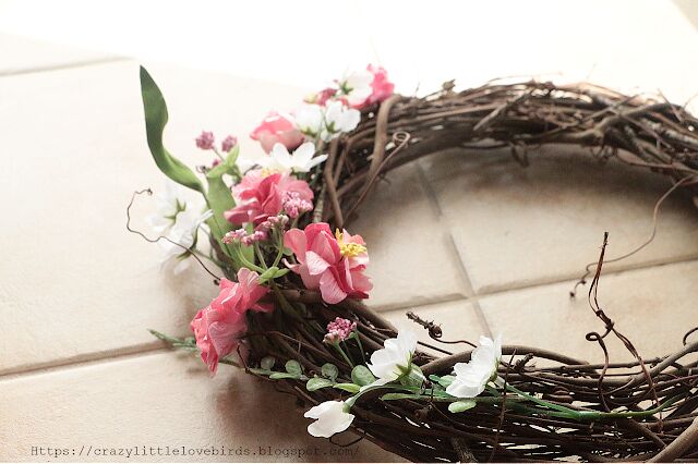 diy corona de primavera fcil bonus mini wreath