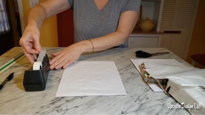 how to make custom decoupage designs on napkins