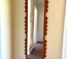 mirror with a scallop border