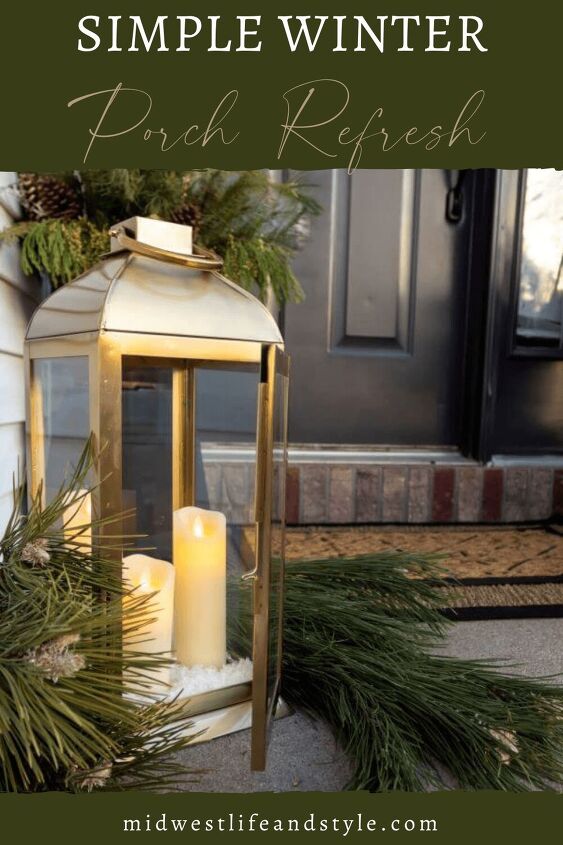 a simple winter front porch refresh for the new year