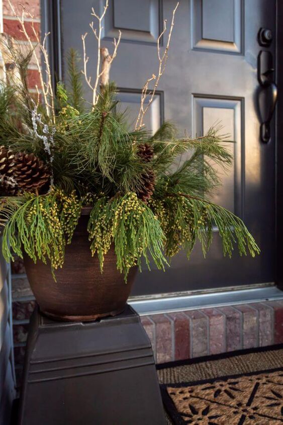 a simple winter front porch refresh for the new year