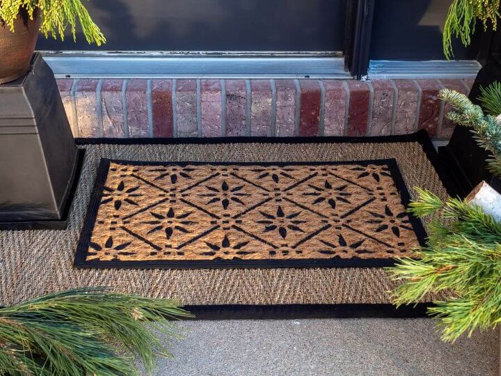 a simple winter front porch refresh for the new year