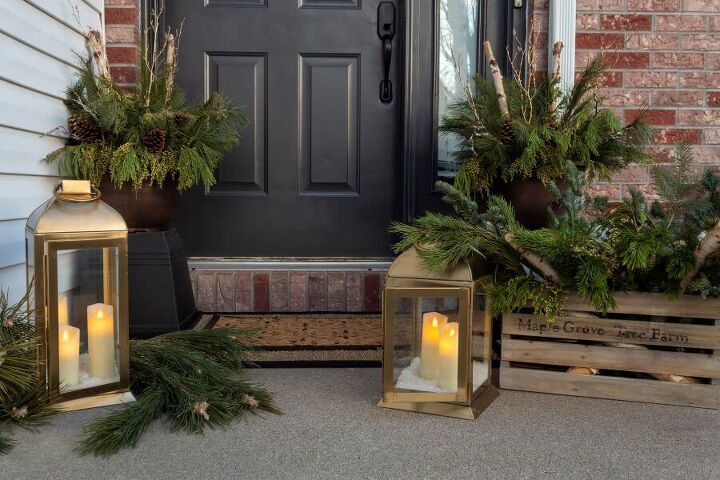 a simple winter front porch refresh for the new year