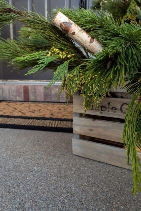 a simple winter front porch refresh for the new year