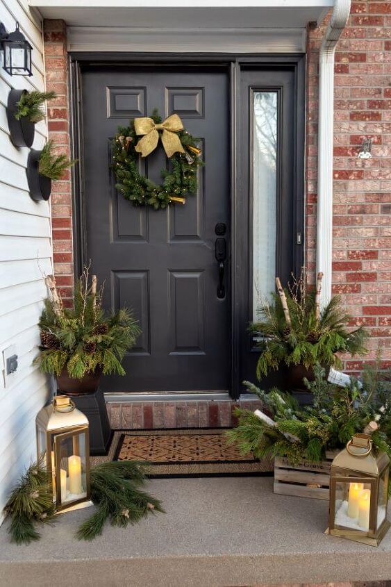 a simple winter front porch refresh for the new year