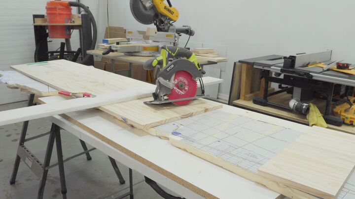 diy modern floating nightstand