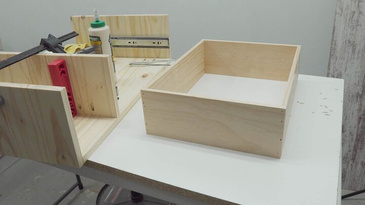 diy modern floating nightstand