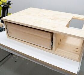 diy modern floating nightstand